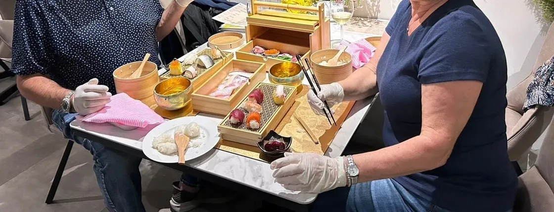 Flower Sushi Experience in Tokyo
