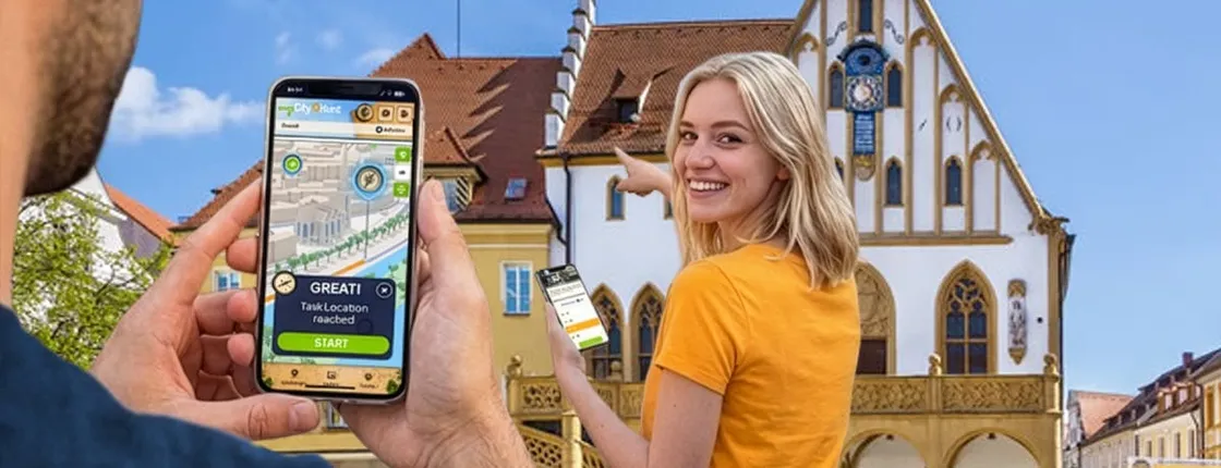 Self-guided digital scavenger hunt in Amberg