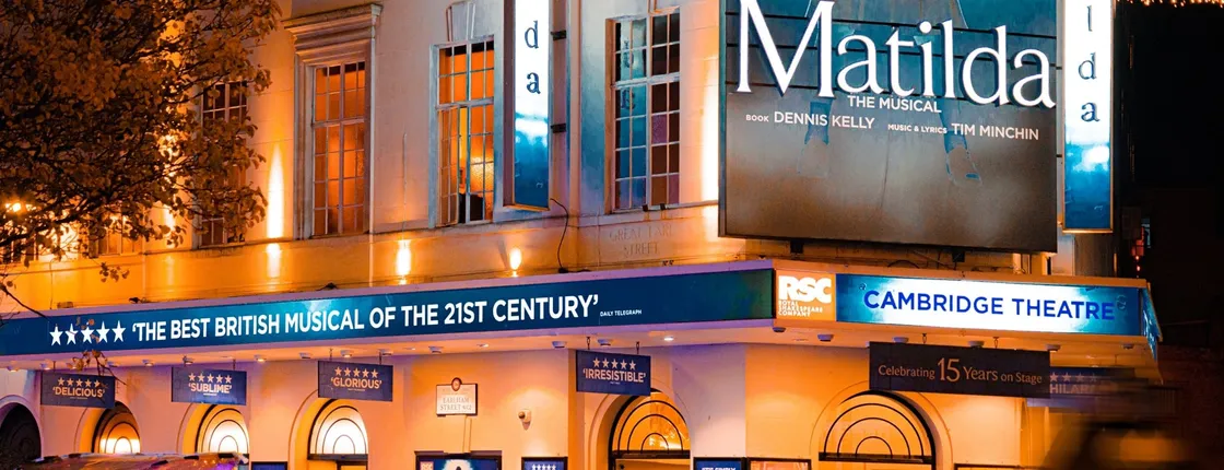Matilda the Musical tickets with two-course pre-theatre dinner