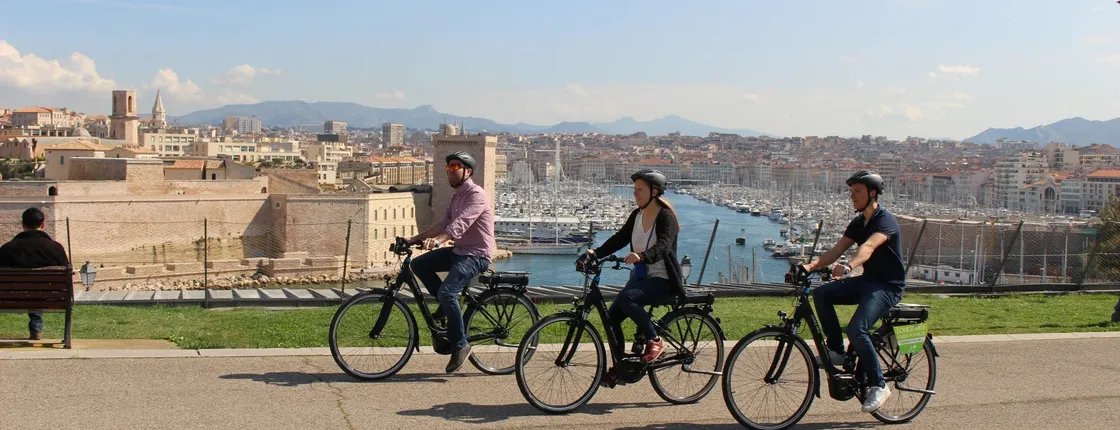 Marseille e-bike rental with virtual tour and insurance