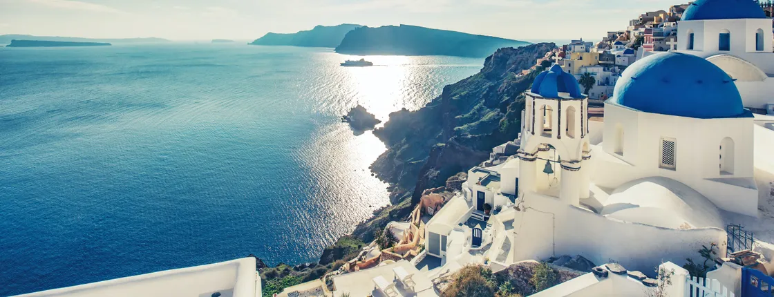 Diamond morning cruise in Santorini