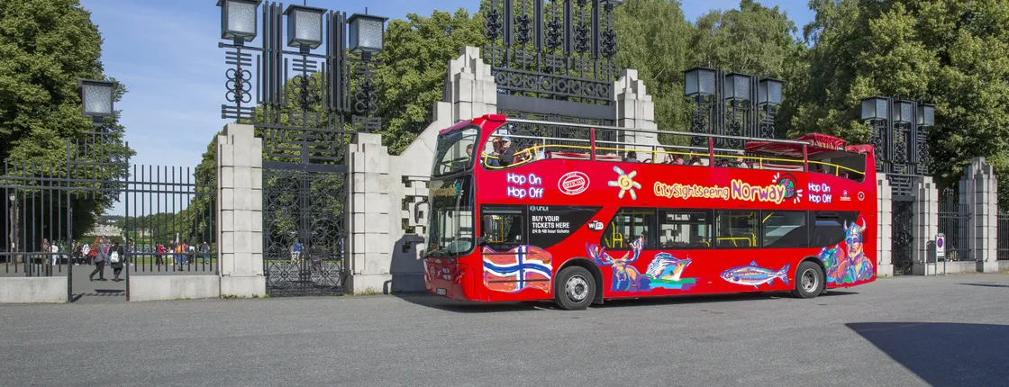 City Sightseeing hop-on hop-off bus tour of Oslo