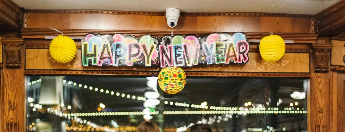 New Year's Eve party on the Danube in Budapest