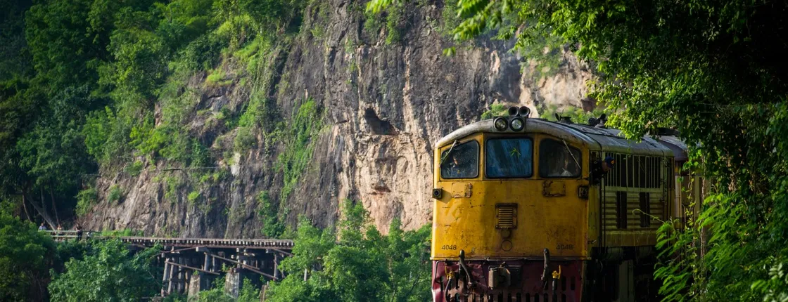 Guided tour through Kanchanaburi's natural and historical landmarks