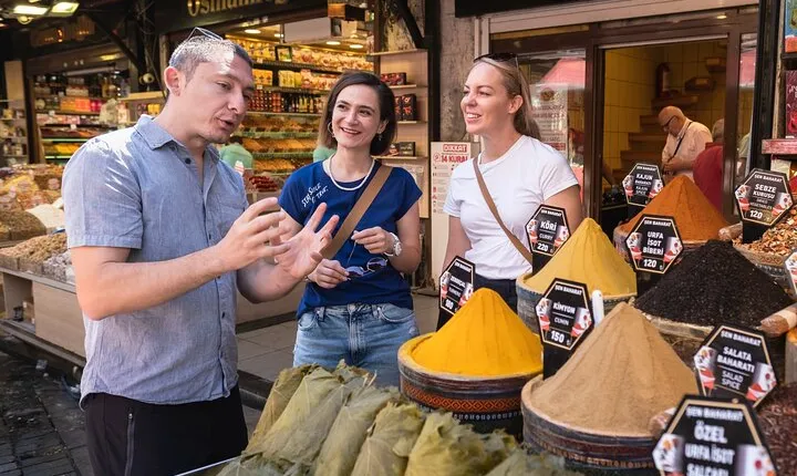 Istanbul Taste of Two Continents Food Tour - Spice Market & Ferry