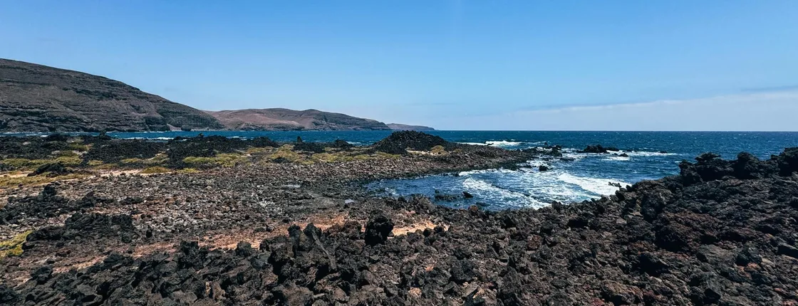 Fuerteventura east coast hike to Jacomar and lagoons