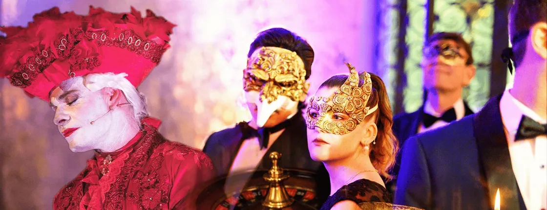 Sinfonie Veneziane Carnival evening with dinner and casino games