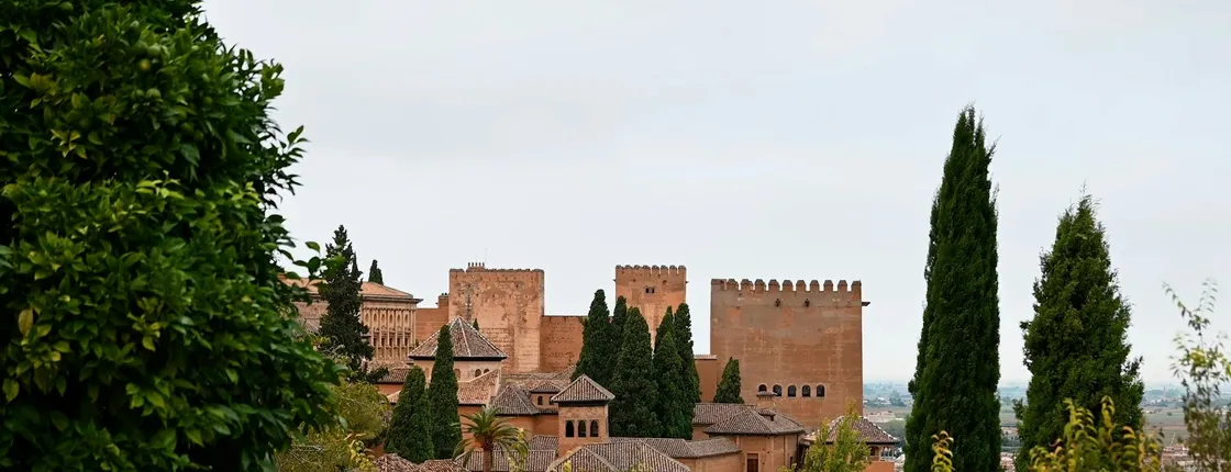 Alhambra audio-guided tour and Granada panoramic bus tour