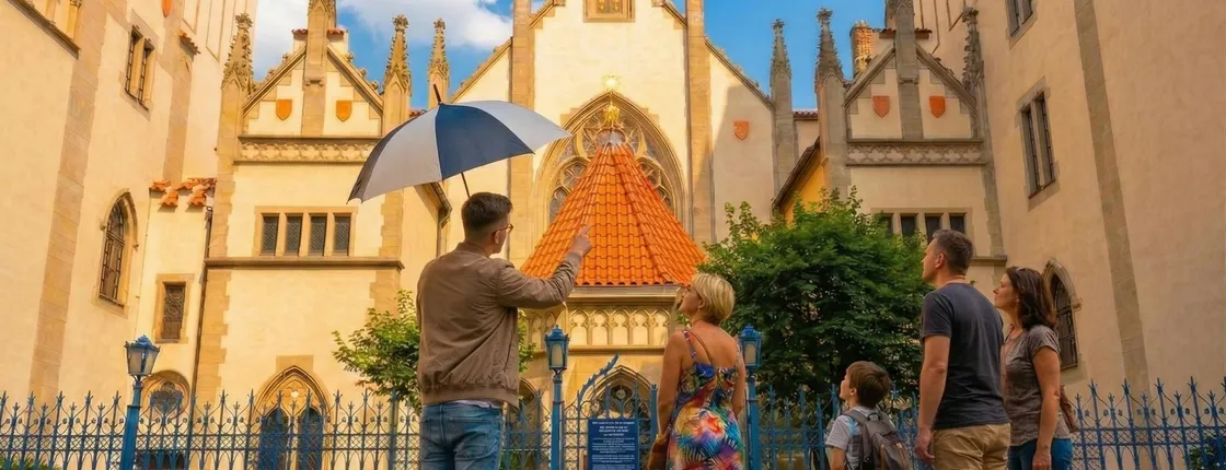 Prague Jewish town admission ticket with introduction