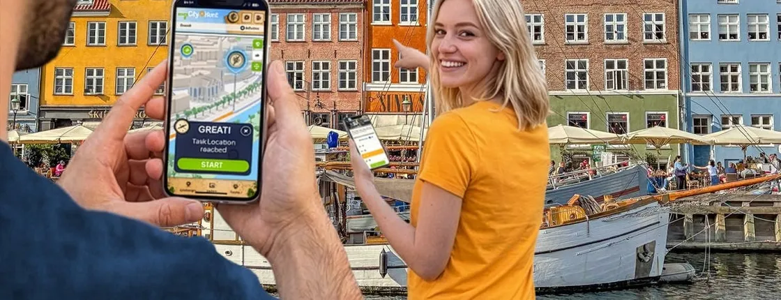 Self-guided digital scavenger hunt in Copenhagen