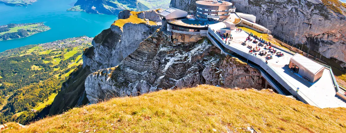 Private Golden Round Trip to the Pilatus from Zurich