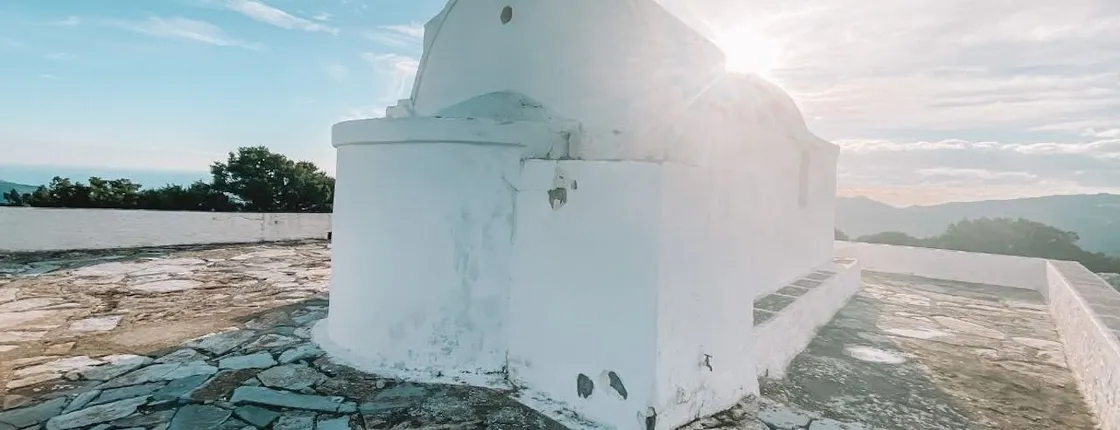 Profitis Ilias guided hike summit views and island stories
