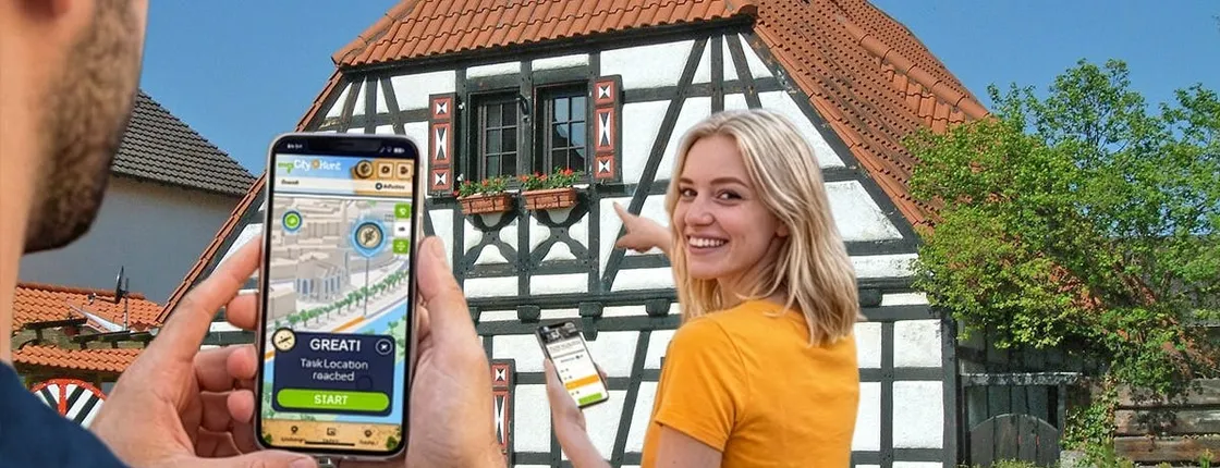 Self-guided digital scavenger hunt in Dirmstein