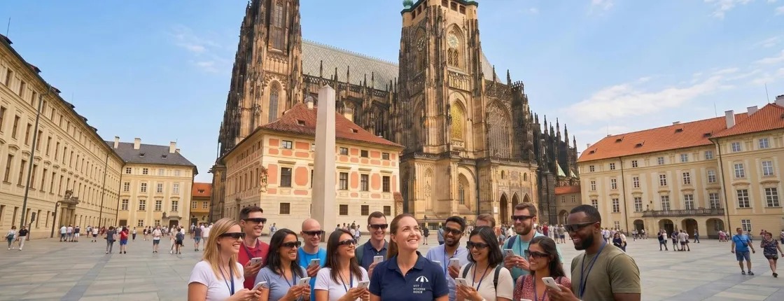Prague Castle time travel tour with AR glasses and optional ticket