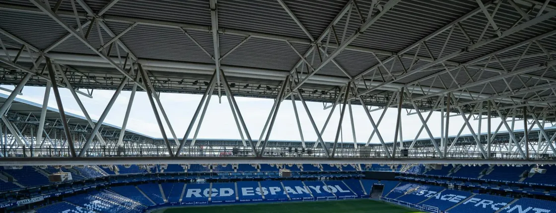 RCD Espanyol football match at RCDE Stadium entrance ticket