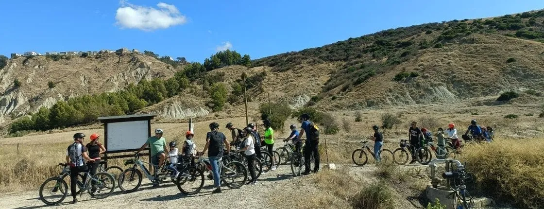 Basilicata badlands e-bike tour from Montalbano Jonico