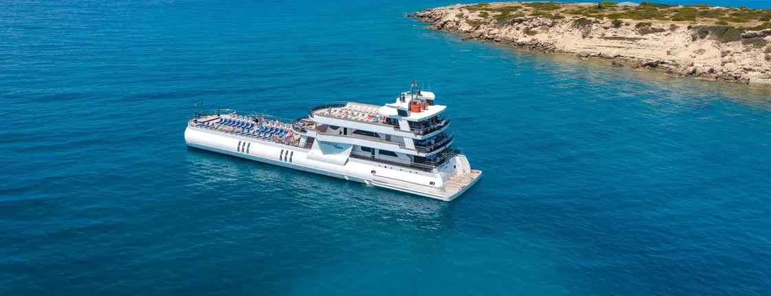 Paphos Ocean Vision Night Cruise with Show & Transport