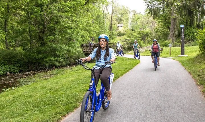 Asheville Historic Downtown Guided Electric Bike Tour with Scenic Views