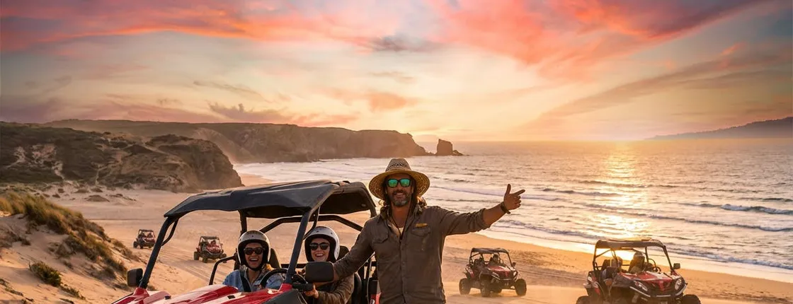 Sunset buggy adventure with BBQ dinner