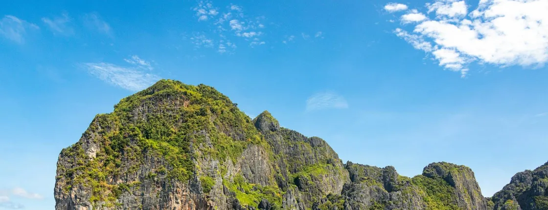Full-day Phi Phi Islands with sunset by power catamaran from Khao Lak