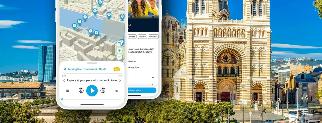 Marseille self-guided walking tour with audio app