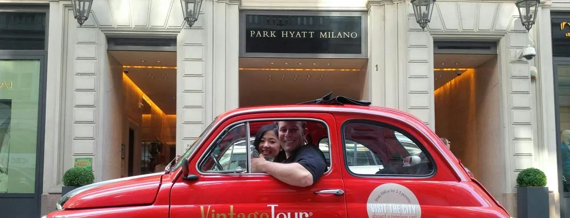 Milano highlights 3 hours private tour by vintage car