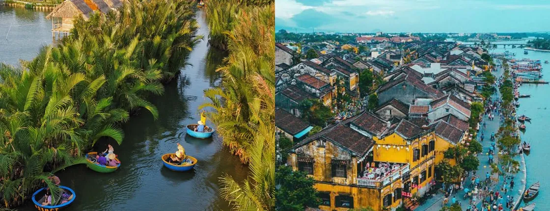 Hoi An Coconut Boat Adventure and Ancient Town Discovery