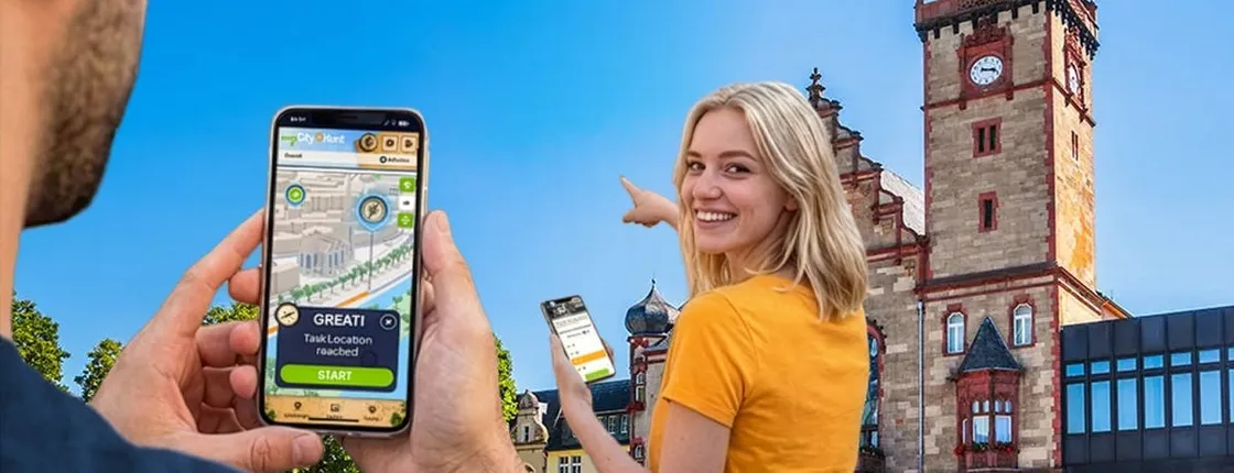 Self-guided digital scavenger hunt in Mönchengladbach