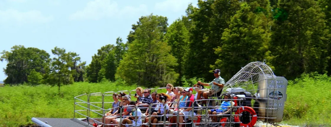 Wild Florida 1-hour airbot adventure with transportation
