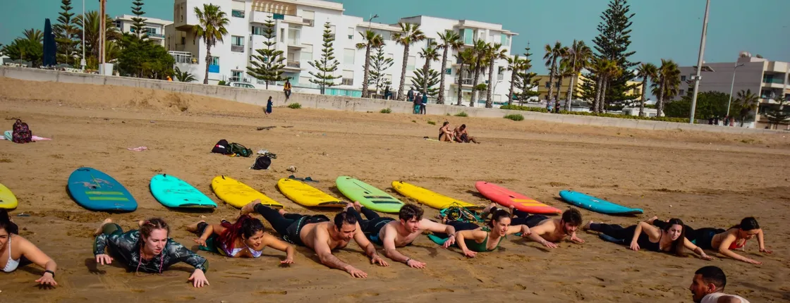 Essaouira surfing lesson in with local instructor