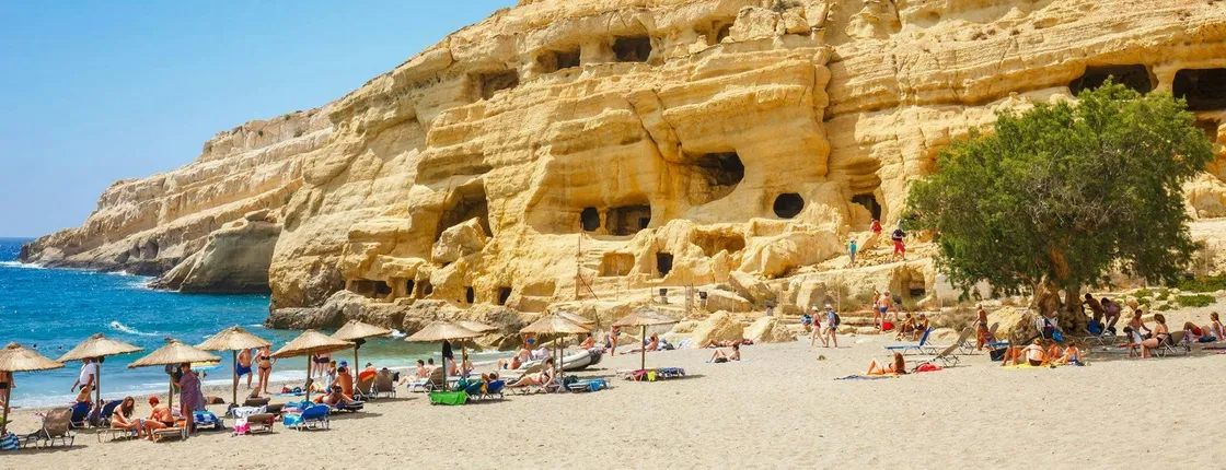 Matala Beach tour from Heraklion
