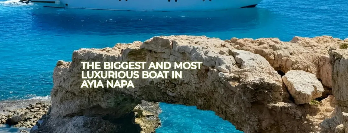 Half-day coastal cruise with lunch and swim stops in Ayia Napa