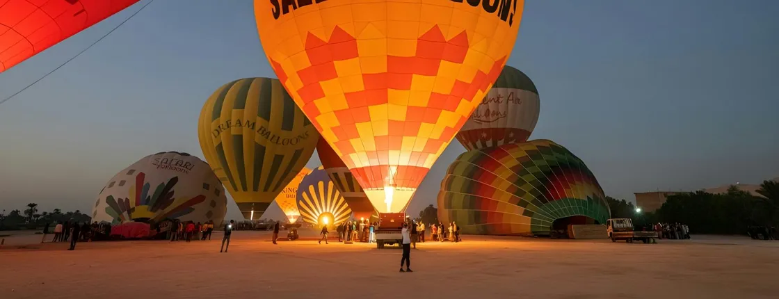 Experience Luxor by hot air balloon