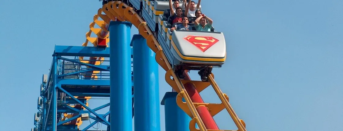 Six Flags Amusement Park tickets with private transfer