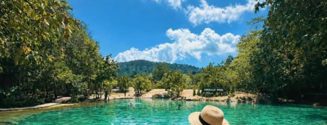 Krabi's natural wonders tour with Emerald Pool and Hot Springs