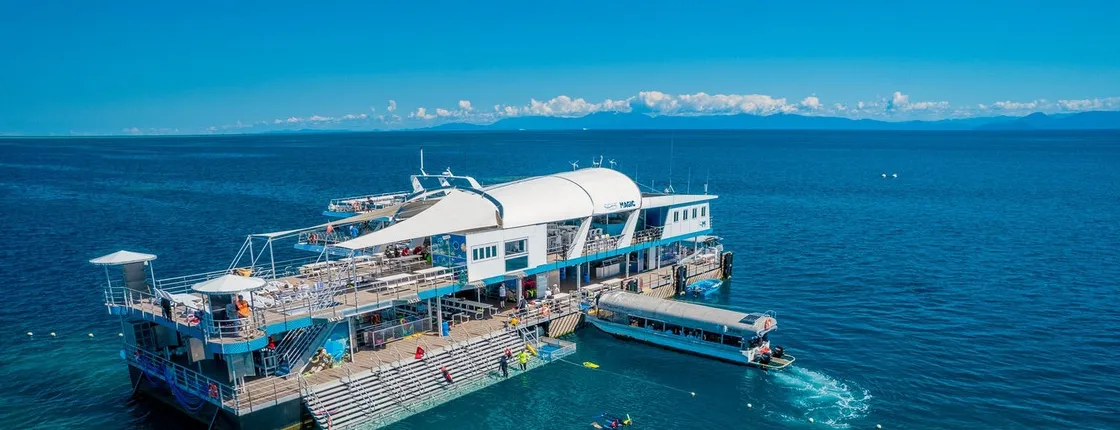 Great Barrier Reef catamaran cruise with lunch