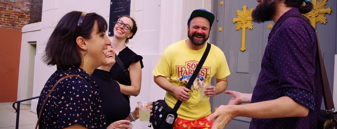 French Quarter haunted and tipsy small group tour