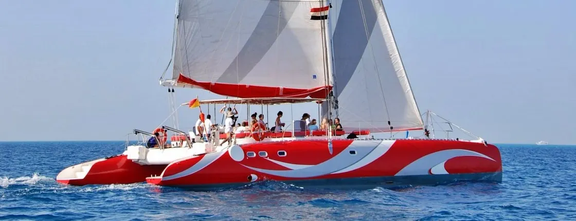 Half-day catamaran sailing trip from Hurghada
