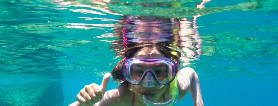 Menorca Binibeca three-hour boat tour snorkel safari