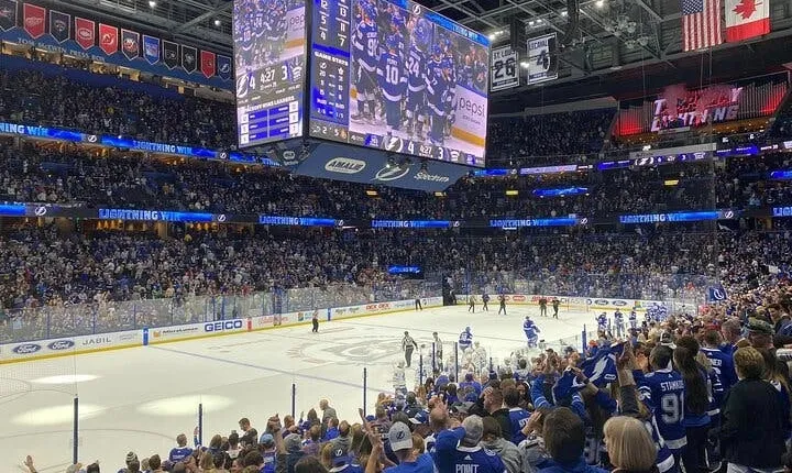 Tampa Bay Lightning Ice Hockey Game at Amalie Arena