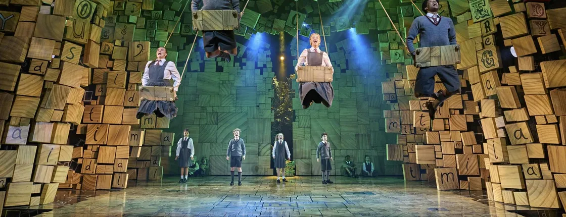Matilda the musical ticket for the Cambridge Theatre