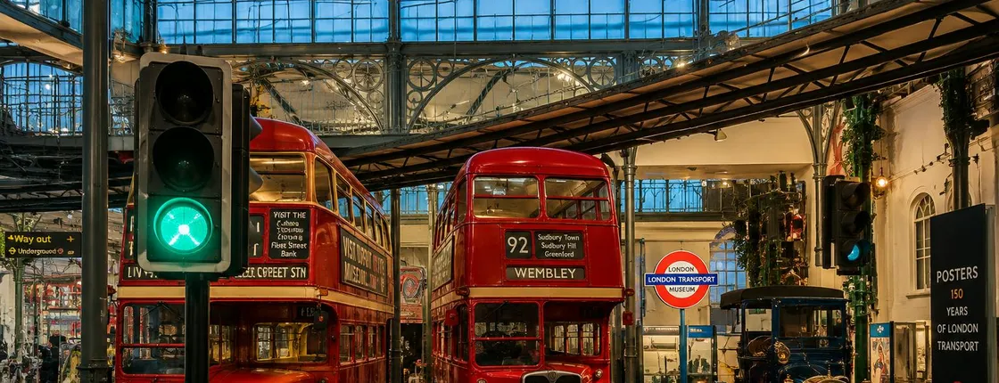 London Transport Museum ticket with London audio guide and eSIM