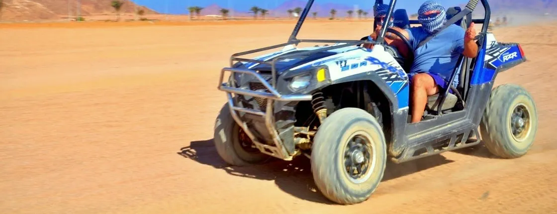 Sand Buggy Evening Experience with Dinner and Show in Hurghada Desert