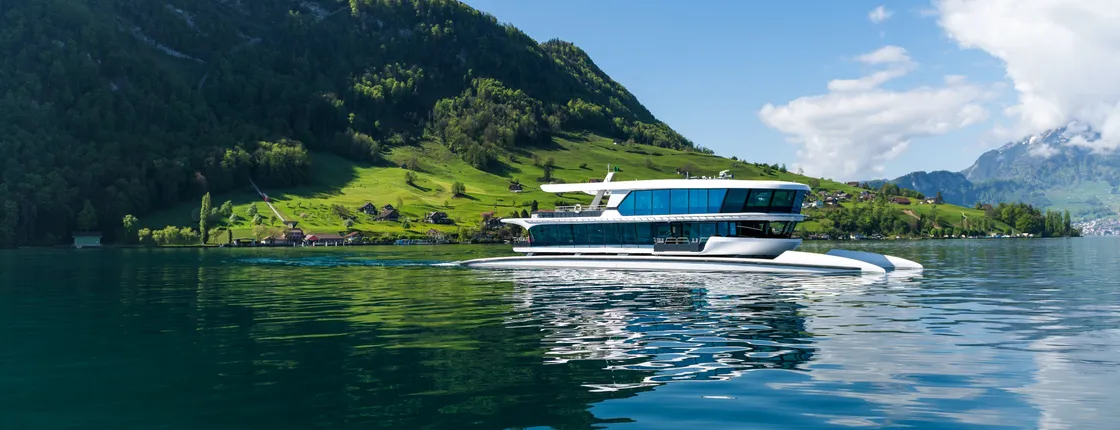 Mount Bürgenstock by catamaran and funicular from Lucerne
