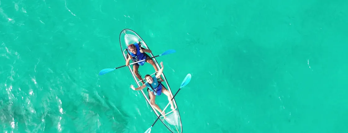 Cape Verde one-hour clear kayak tour from Sal