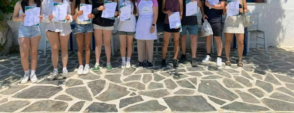 Private cooking class in a traditional Naxian village