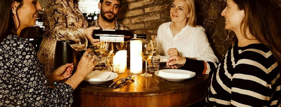 Candlelit dining experience in the ancient Baths of Agrippa