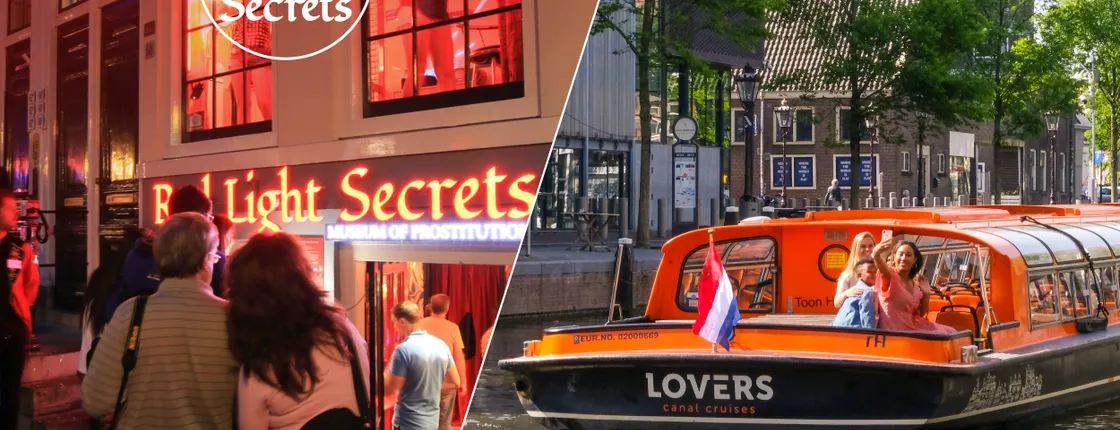 Amsterdam Red Light Secrets Museum and 1-hour canal cruise