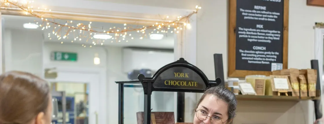 Chocolate manufactory tasting tour at York Cocoa Works