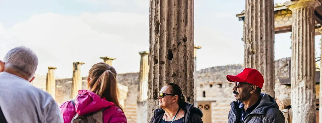 Sorrento and Pompeii day tour from Naples with Positano panorama